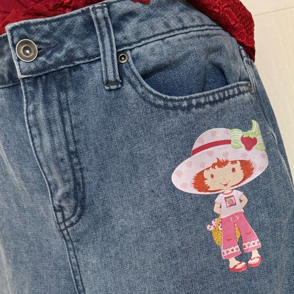 Strawberry Shortcake Pants - Strawberry Shortcake Denim Pants